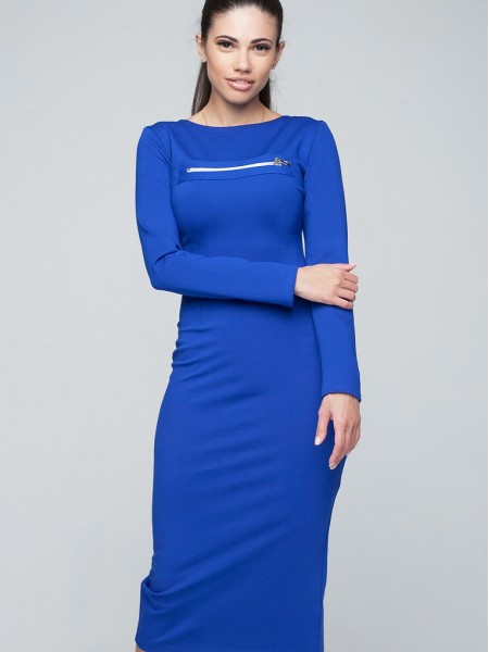 Malaeva Платье D100012-44-синий-M-L