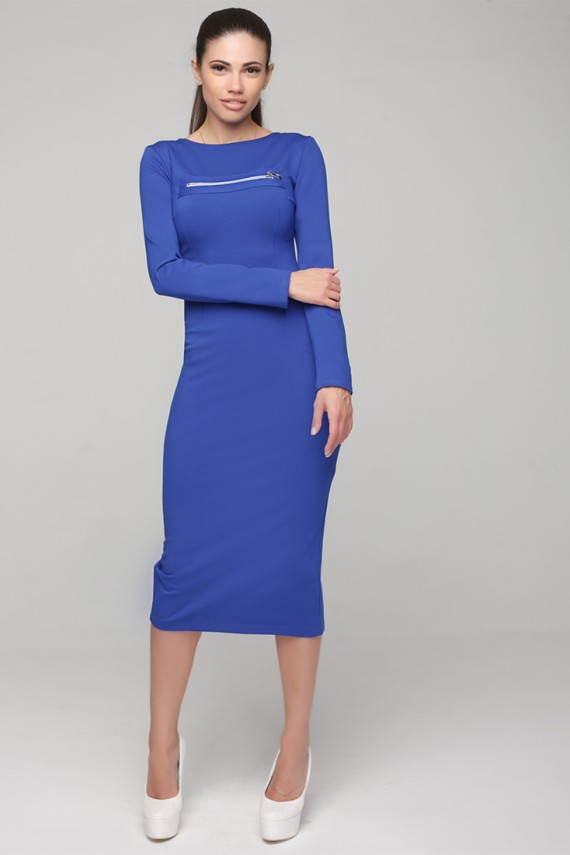 Malaeva Платье D100012-44-синий-M-L