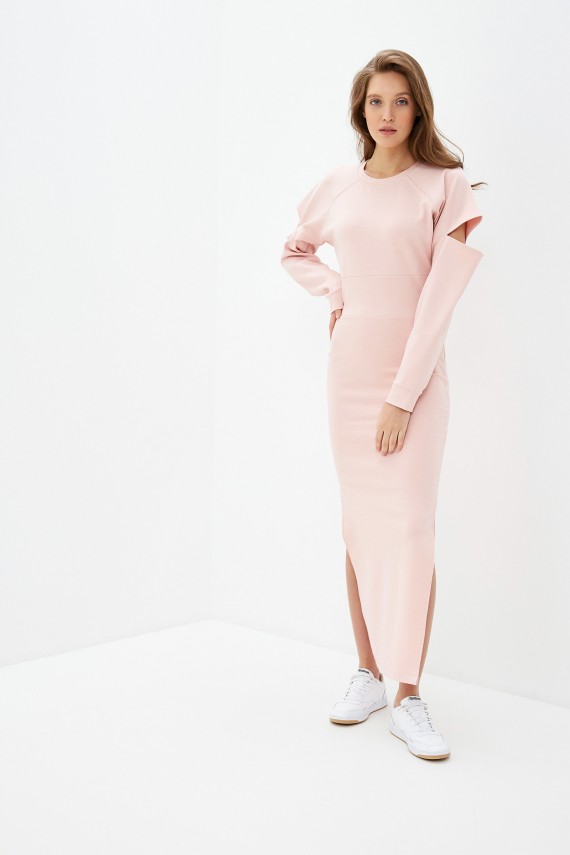 Malaeva Платье Z-PL222001-L-M-бледно-розовый-S-M