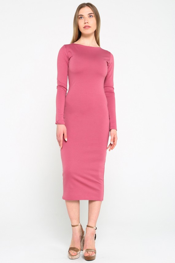 Malaeva Платье D11-темно-розовый-S-M