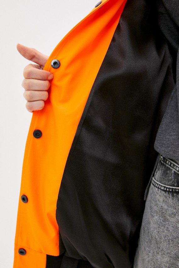 Malaeva Куртка SD222-L-M-оранжевый-ч-OneSize