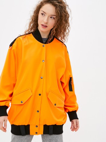 Malaeva Куртка SD222-L-M-оранжевый-ч-OneSize