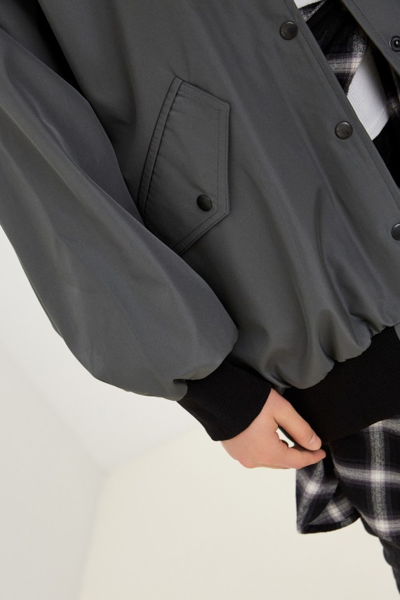 Malaeva Куртка SD222-L-M-темно-серый2-OneSize