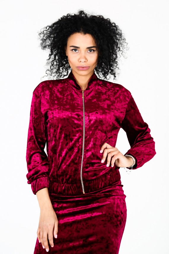 Malaeva Куртка S223999-бордовый-S-M