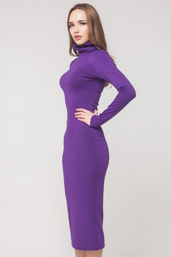 Malaeva Платье D12-светло-фиолетовый-S-M