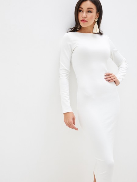 Malaeva Платье SD-DM100001-L-M-молочный-XL