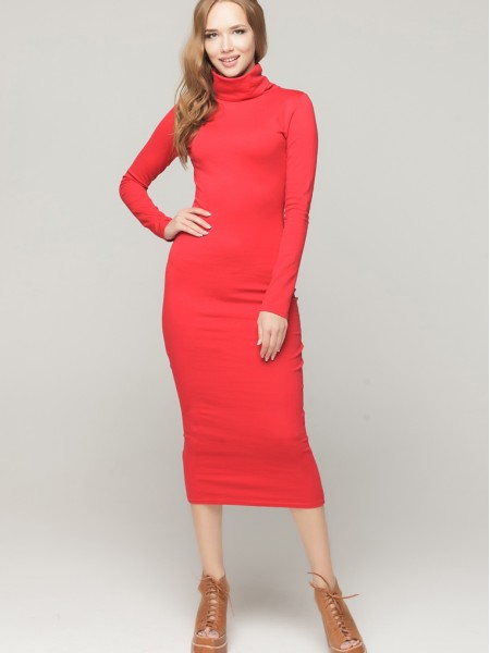 Malaeva Платье D12-красный-M-L