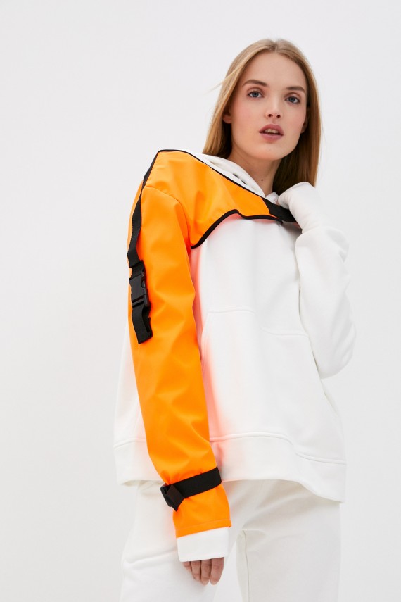 Malaeva Куртка SD-R001-L-M-оранжевый-ч-OneSize