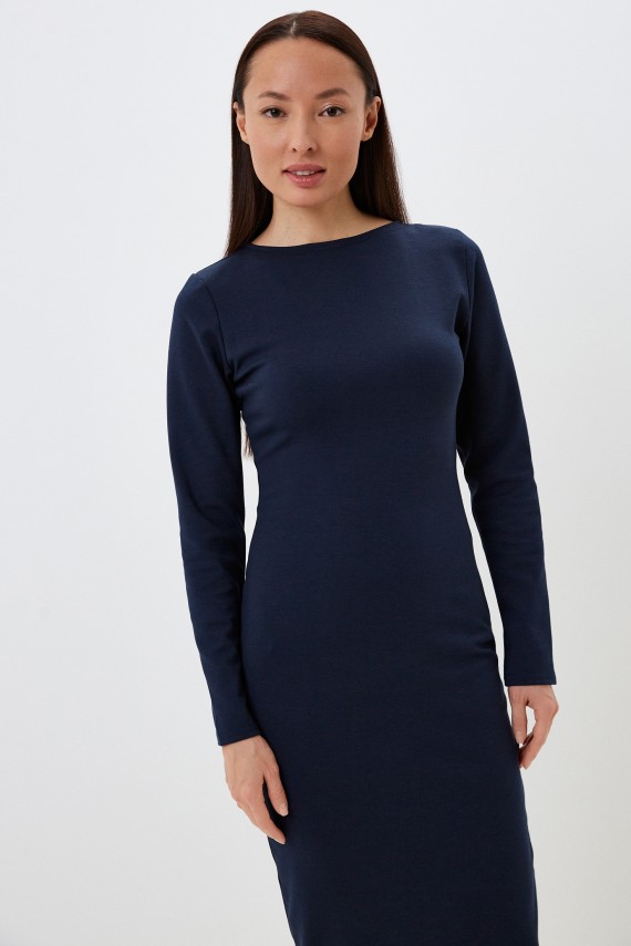 Malaeva Платье SD-DM11-L-M-темно-синий-M-L