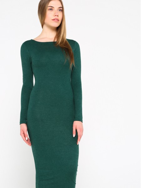 Malaeva Платье D100011-33-темно-зеленый-S-M