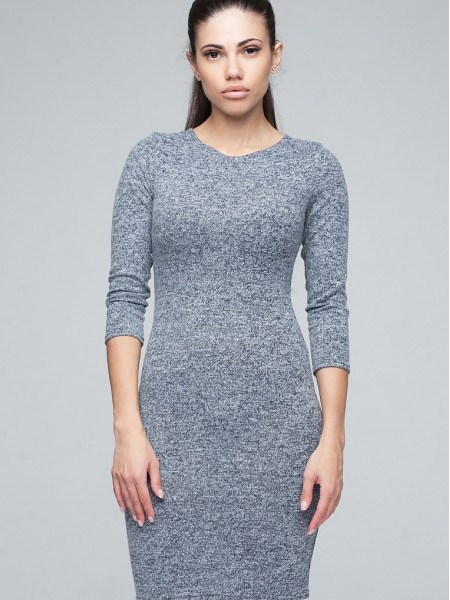 Malaeva Платье D100011-55-серый-S-M