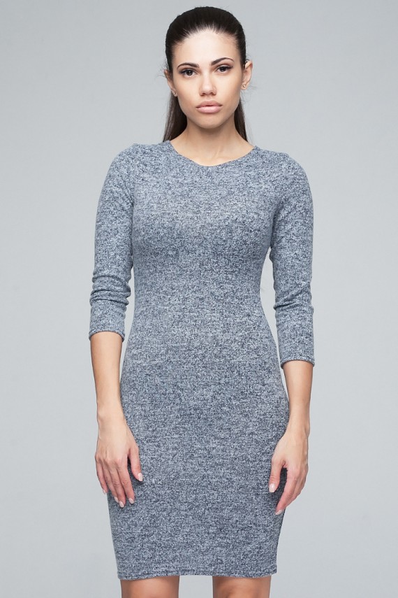 Malaeva Платье D100011-55-серый-M-L