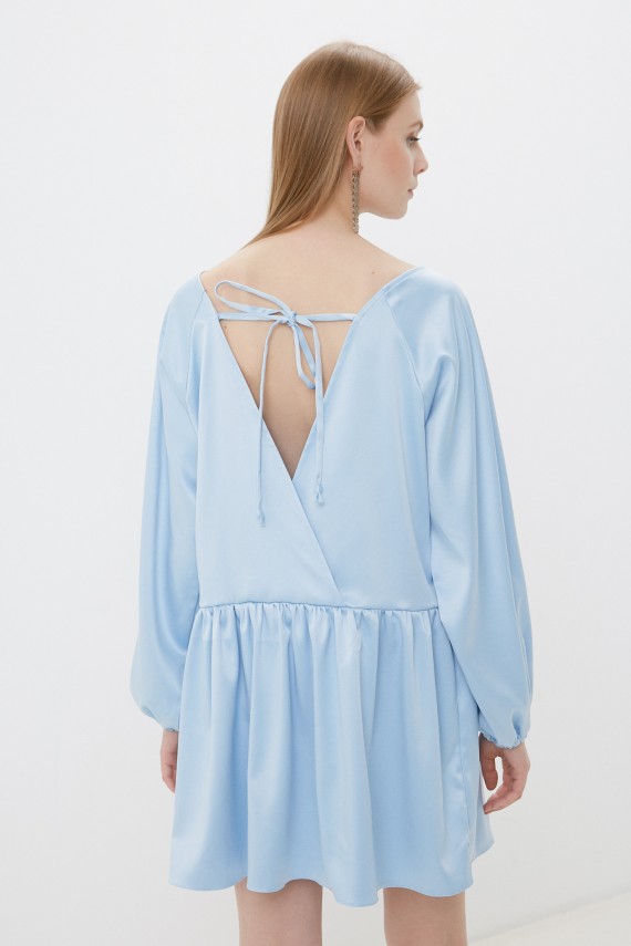 Malaeva Платье D-S130003-голубой-S-M