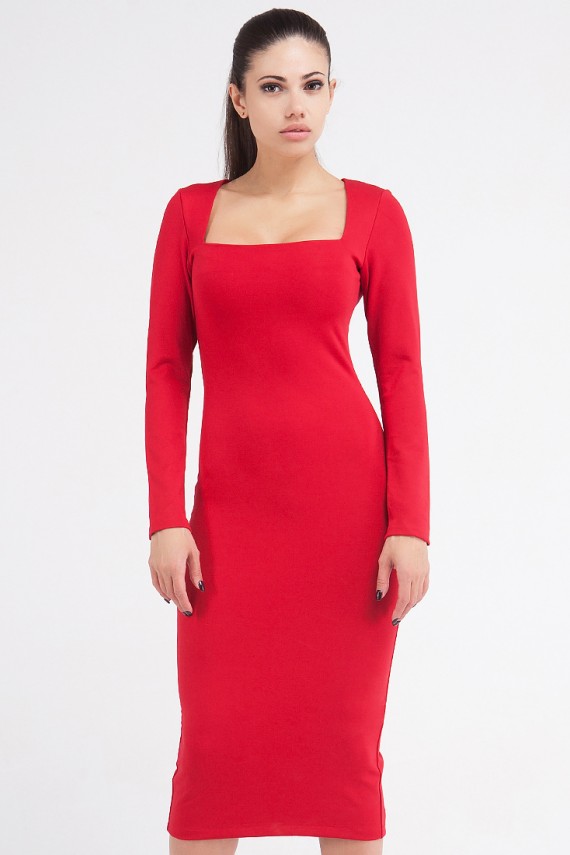Malaeva Платье D11-44-красный-S-M