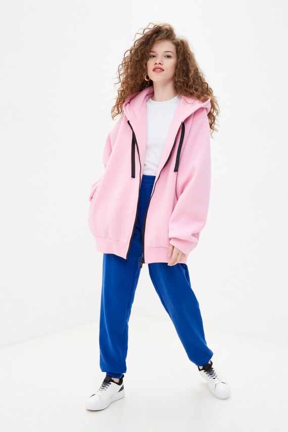 Malaeva Куртка SD-F206-L-M-бледно-розовый-OneSize