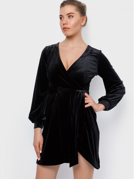 Malaeva Платье SD10011-99L-M-черный-S-M
