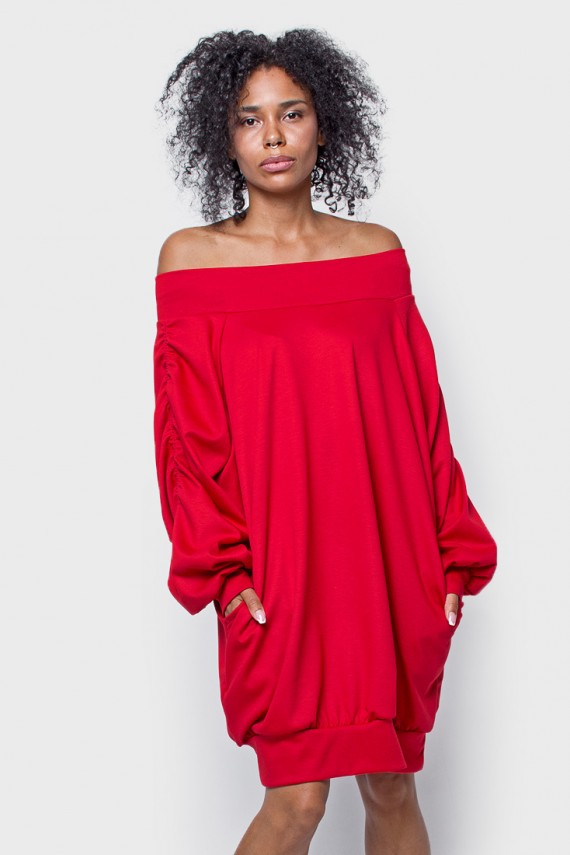 Malaeva Платье SD203-1M-красный-OneSize