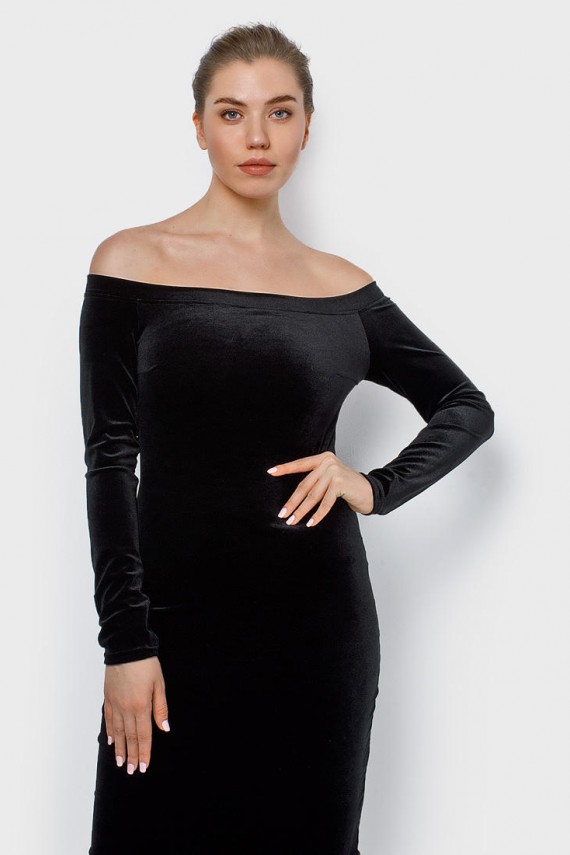 Malaeva Платье SD10001-99L-M-черный-S-M