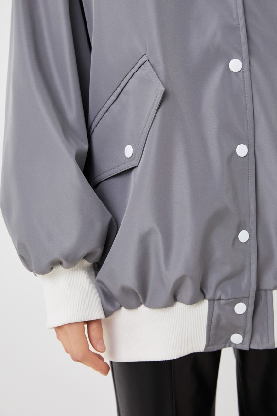 Malaeva Куртка SD222-L-M-светло-серый-р3-OneSize