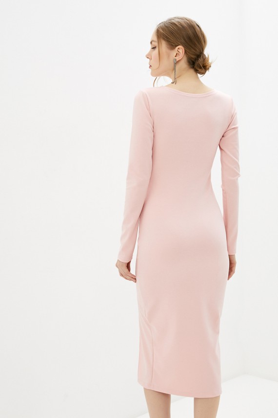 Malaeva Платье Z-PL8008L-M-бледно-розовый-S-M