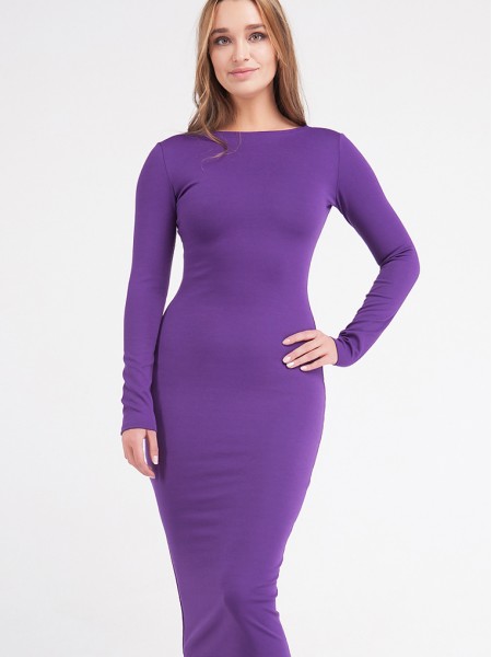 Malaeva Платье D11-светло-фиолетовый-S-M