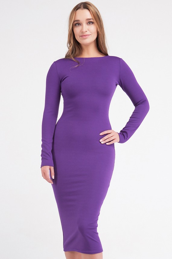 Malaeva Платье D11-светло-фиолетовый-M-L