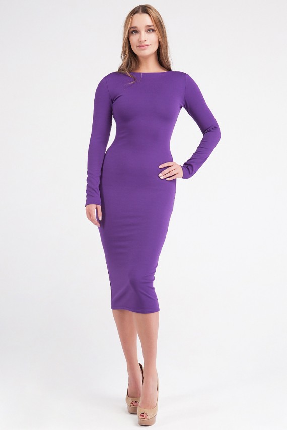 Malaeva Платье D11-светло-фиолетовый-M-L