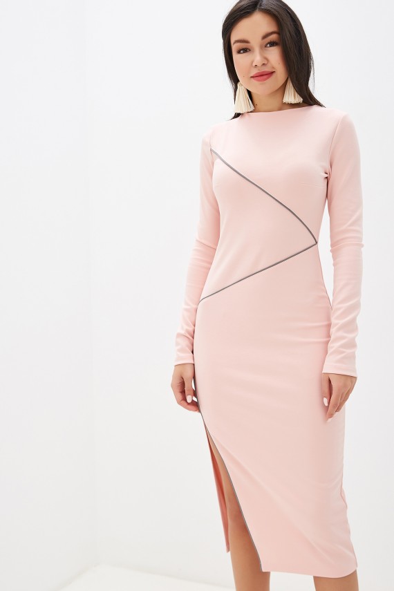 Malaeva Платье SD-D80008-L-M-бледно-розовый-M-L