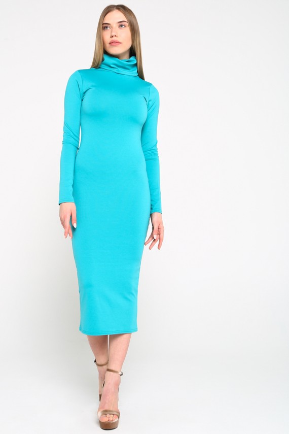Malaeva Платье D12-голубой-S-M
