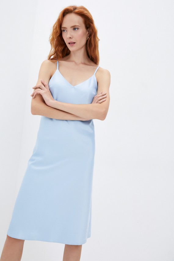 Malaeva Платье SD-D5909-100-1-L-M-голубой-S-M