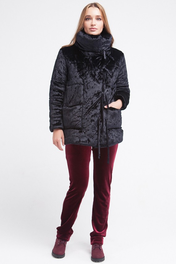 Malaeva Куртка утепленная J855011-10-черный-one-size