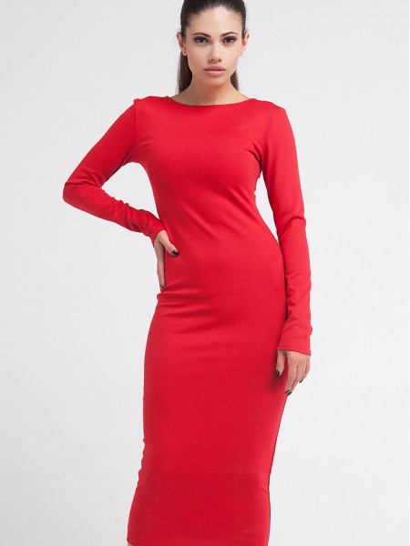 Malaeva Платье D11-красный-M-L