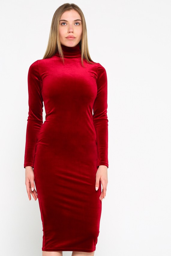 Malaeva Платье D12-22-бордовый-S-M