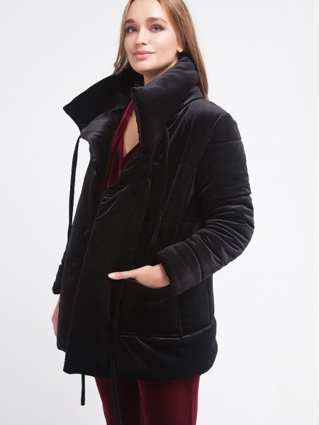 Malaeva Куртка утепленная J855001-10-черный-one-size