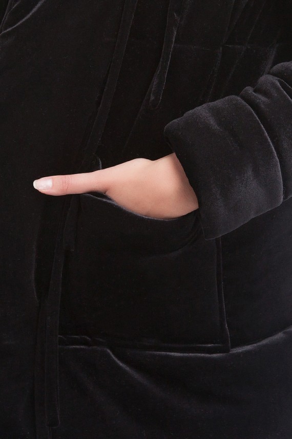 Malaeva Куртка утепленная J855001-10-черный-one-size