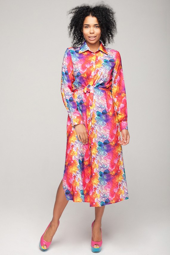 Malaeva Платье D144002-разноцветный-S-M