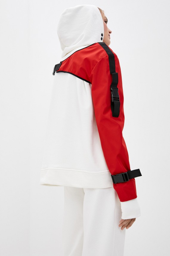 Malaeva Куртка SD-R001-L-M-красный-ч-OneSize