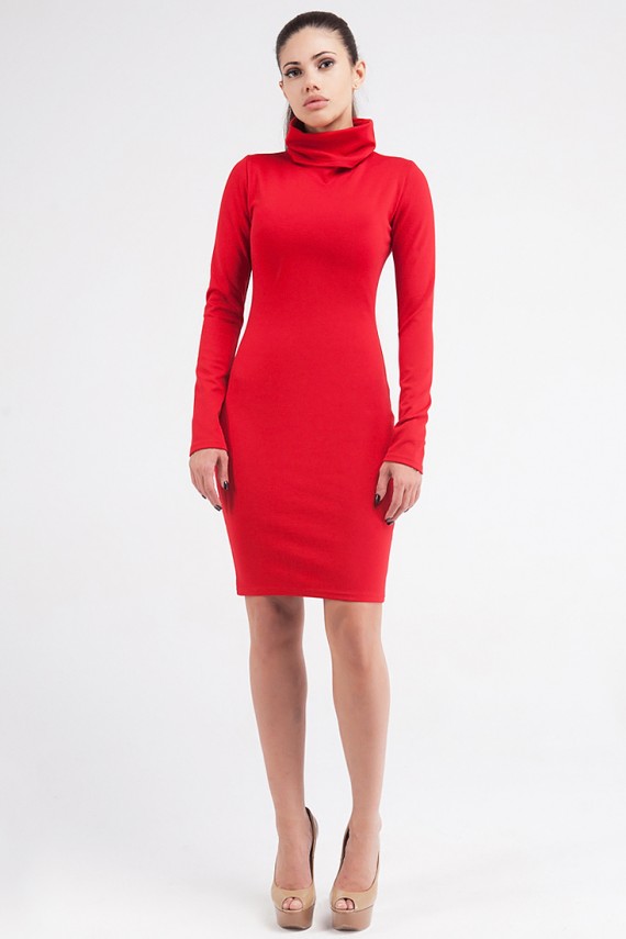 Malaeva Платье D12-10-красный-M-L