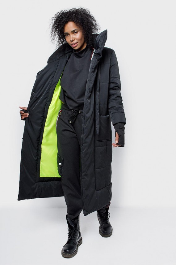 Malaeva Куртка утепленная SD001LM-черный-с-OneSize