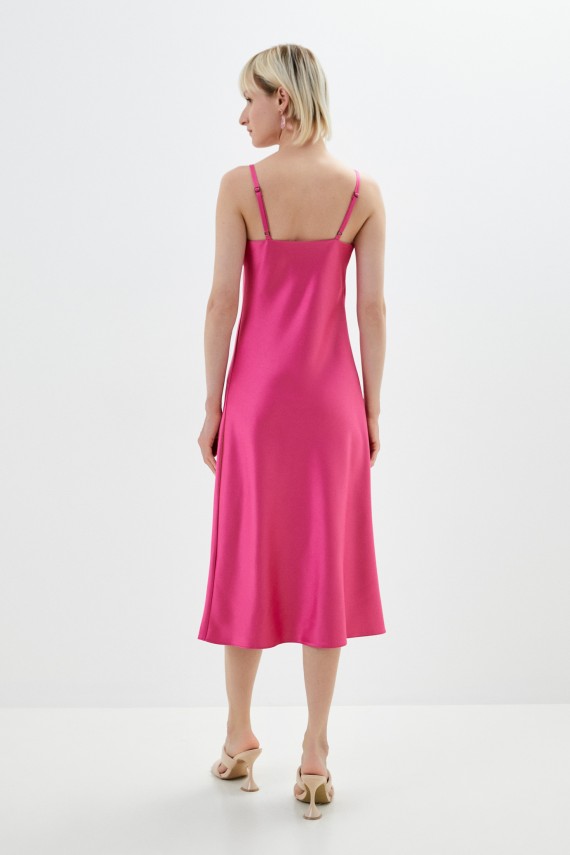Malaeva Платье SD-D5909-100-L-M-ярко-розовый1-S-M