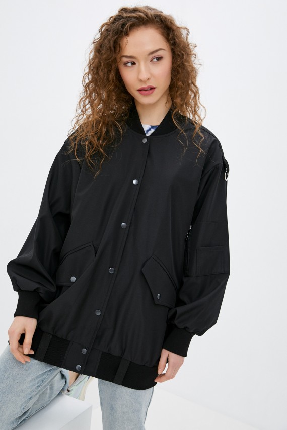Malaeva Куртка SD222-L-M-черный-ч-OneSize