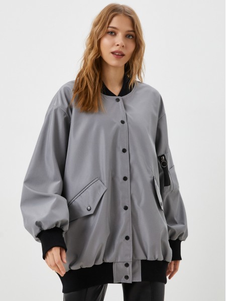 Malaeva Куртка SD222-L-M-светло-серый-р2-OneSize