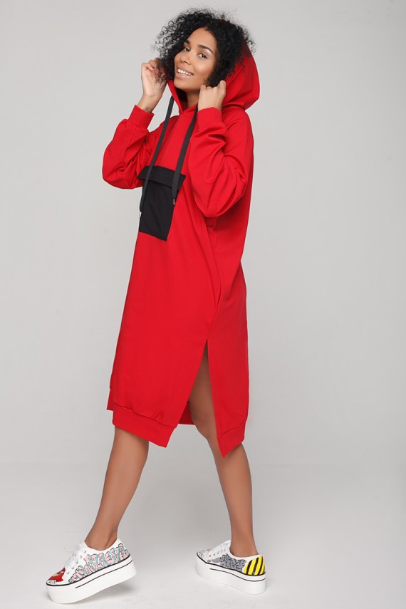 Malaeva Платье D35-красный-one-size