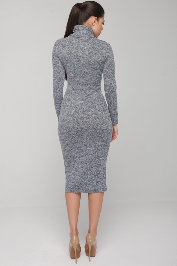 Malaeva Платье D12-55-серый-M-L