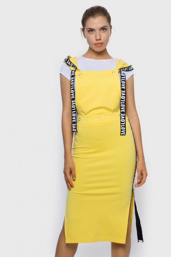 Malaeva Платье SK001-M-желтый-S-M