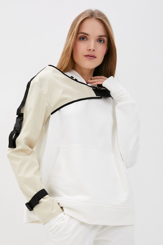 Malaeva Куртка SD-R001-L-M-бежевый-ч-OneSize