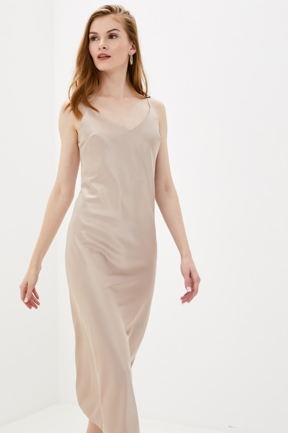 Malaeva Платье SD-D5909-100-L-M-кремовый-S-M