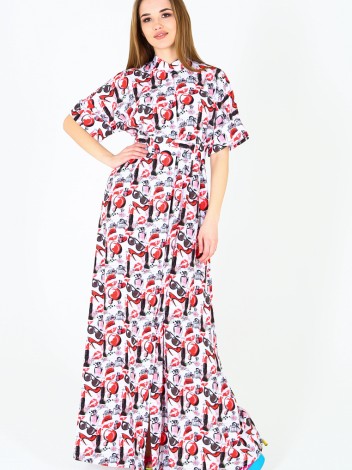 Malaeva Платье D745001-10-туфли-помада-S-M