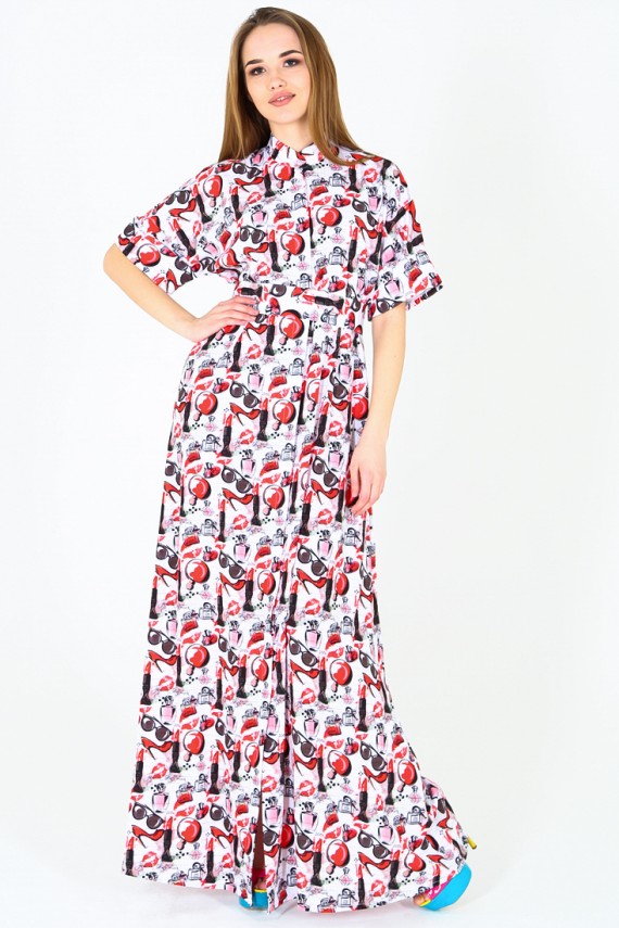 Malaeva Платье D745001-10-туфли-помада-S-M