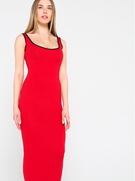 Malaeva Платье D115001-11-красный-S-M